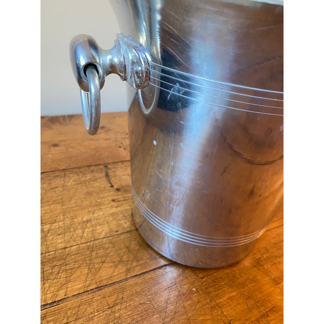 Mid 20th Century Vintage Artex Aluminum Champagne/Ice Bucket, Made in France For Sale - Image 5 of 8