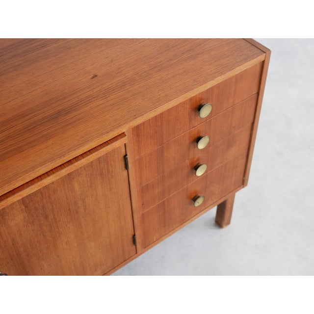 Vintage Swedish Sideboard in Teak, 1960s For Sale - Image 9 of 11