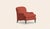 Red Velvet Sofia Lounge Chair by Ceraudo For Sale - Image 5 of 5