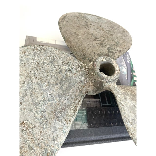 Vintage Salvaged Boat Propeller For Sale In Los Angeles - Image 6 of 7