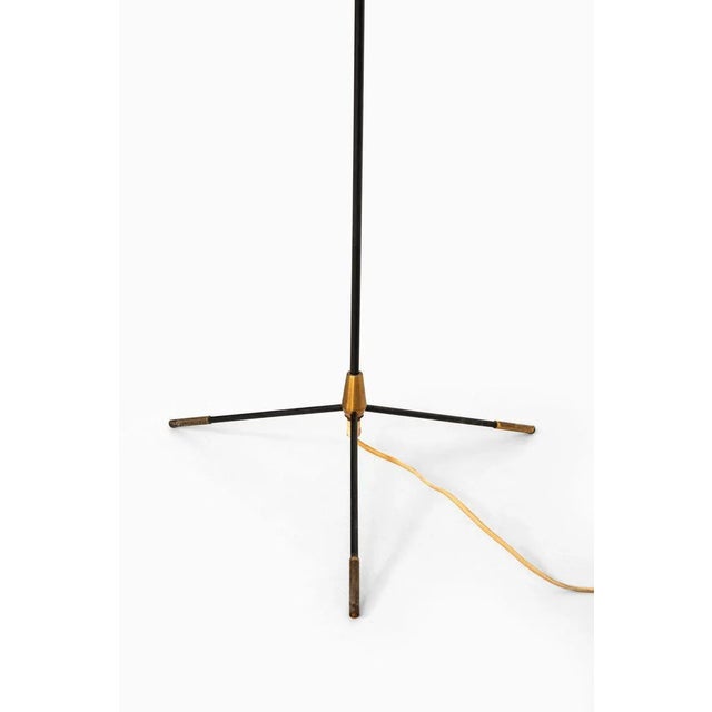 Floor Lamp attributed to Hans Bergström for Eskilstuna Elektrofabrik, Sweden, 1950s For Sale - Image 3 of 8