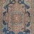Cornflower Blue Azerbaijan Runner Persian Rug With Symmetrical Medallion Design and Serene Blue 3'2 X 12'8 For Sale - Image 8 of 9