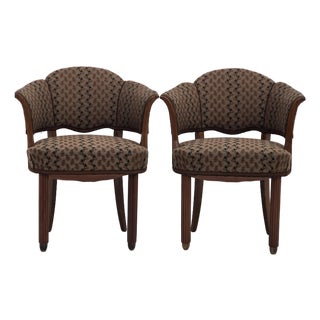 French Art Deco Armchairs in the style of Paul Follot, 1925, Set of 2 For Sale