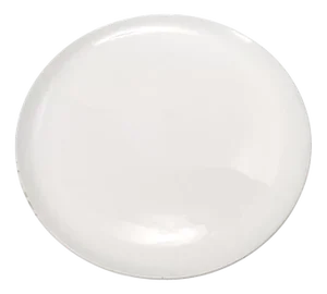 White Lacquered Ceramic Dessert Plate attributed to Richard Ginori for Gio Pointi, Italy, 1928