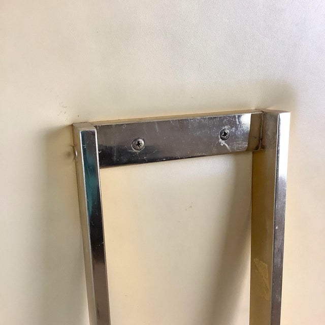 Pair Modern Highback Side Chairs For Sale - Image 10 of 12