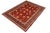 Shabby Chic Shabby Chic Tribal Super Kazak Red/Blue Wool Rug - 6'10'' X 9'6'' For Sale - Image 3 of 10