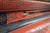 Vintage Far Eastern Furnishings Chinese Red Lacquer Court-Ladies Low Table Bench For Sale - Image 12 of 18