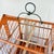 Art Deco Orange Japanned Metal Bird Cage, Hand-Painted, Circa 1900-1920 For Sale - Image 17 of 18