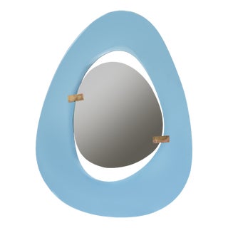 Oval Mirror by Max Ingrand for Fontana Arte, 1960s For Sale