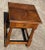 Antique Pegged Construction Side Table With Drawer and Turned Legs For Sale - Image 4 of 11