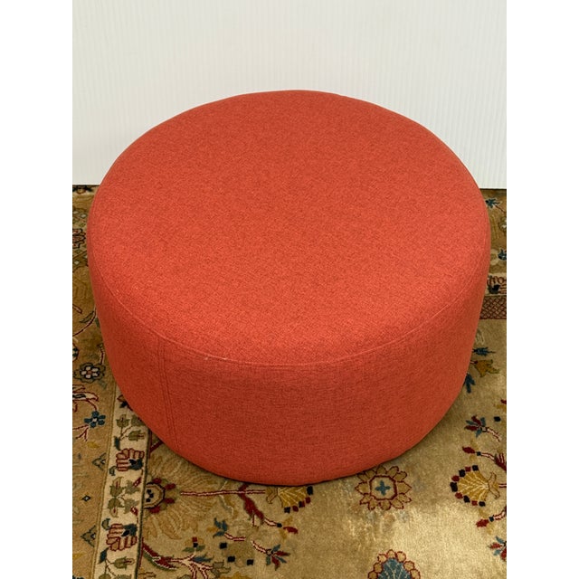 Contemporary Sofacompany No.9 Ottoman, Red For Sale - Image 3 of 12