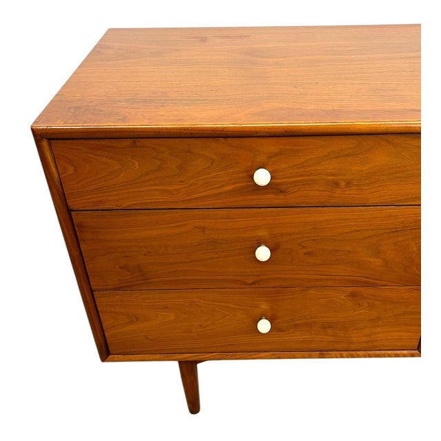 1970s 1970s Kipp Stewart for Drexel Declaration Mid Century Modern 6 Drawer Dresser With Dovetail Construction For Sale - Image 5 of 11