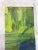 Contemporary Original Contemporary Small Abstract Collage by Auker “Green Tower” For Sale - Image 3 of 3