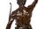 Large 36” French Bronze Sculpture of Warrior “Vainqueur” by Eugene Marioton For Sale - Image 9 of 12