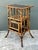 Vintage Hand Painted Tortoise Bamboo Side Table For Sale - Image 9 of 12