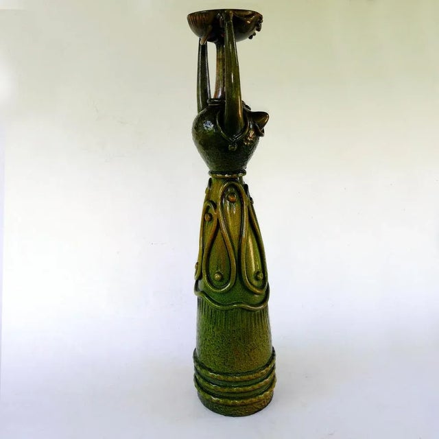 Ceramic Mid-Century Italian Ceramic Vase from Ciro e Michele Esposito, 1968 For Sale - Image 7 of 8