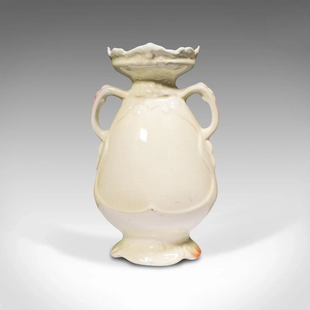 1930s Small Vintage English Ceramic Display Vase For Sale - Image 4 of 11