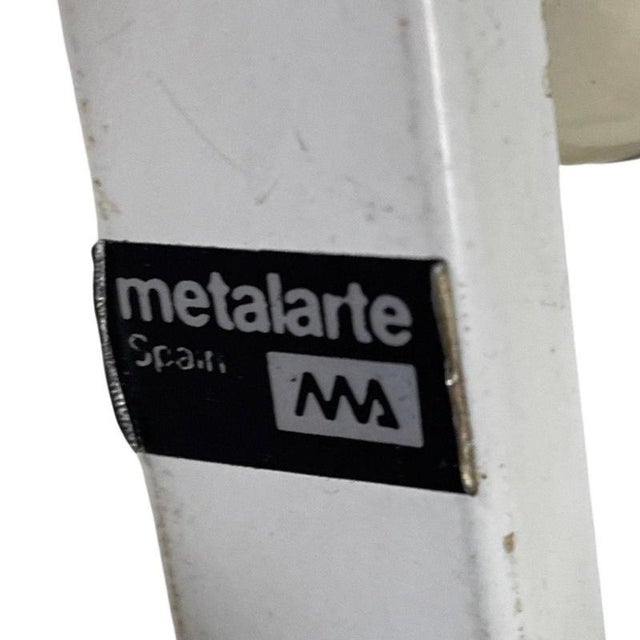 Gold Vintage Postmodern Wall Sconce with Brass Centre from Metalarte, Spain, 1990s For Sale - Image 8 of 9