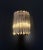 Late 20th Century Set of Four Venini Murano Glass and Brass Wall Sconces, Mid-Century Modern For Sale - Image 5 of 8