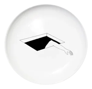 Last | Overlook Ceramic Plate by Vincenzo D’Alba for Kiasmo