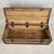 Antique Early 20th Century English Iron-Bound Oak Storage Chest For Sale - Image 4 of 12