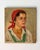 Farmer Woman with Red Headscarf, 1939, Oil on Canvas For Sale - Image 7 of 9