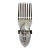 African Bamana Ntomo Marka Mask W/ Aluminum 25" H For Sale