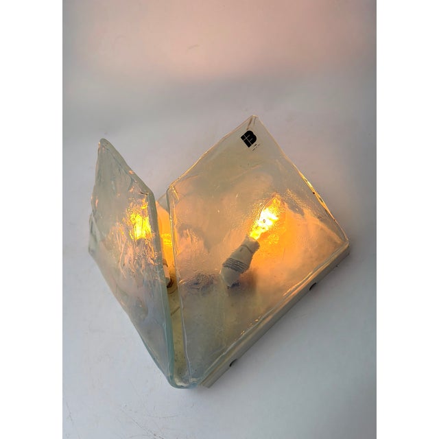 Itre 1970s Italy Sconces Butterfly Opal Murano Glass by Itre - Set of 5 For Sale - Image 4 of 13