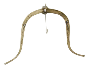 Chinese Etched Baitong Brass Hat Stand, c. 1850