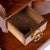 American Neoclassic Mahogany Demilune Dressing Stand on Brass Castors, 1830 For Sale - Image 11 of 15