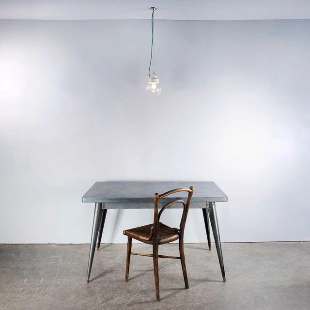 Round Clear Glass Pendant Lamp, 1950s For Sale - Image 10 of 13