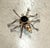 Native American Silver Metal & Onyx Spider Brooch For Sale - Image 3 of 4