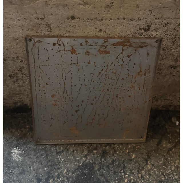 Mid-Century Modern Sign of the Italian Communist Party of Rome, 1970s For Sale - Image 3 of 5