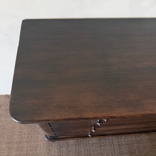 Olivia Reclaimed Pine 5 Drawer 36" Dresser - Walnut For Sale - Image 12 of 13