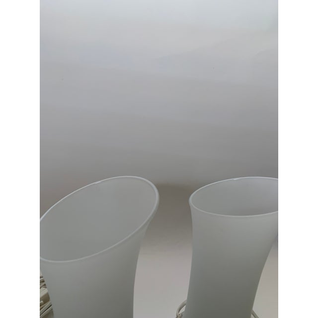 Postmodern A Pair of Hurricane Table Lamps From Sce, France, 1980s For Sale - Image 3 of 15