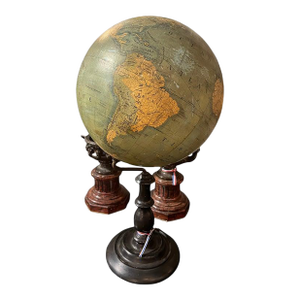 Antique World Globe on Stand French