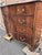 This is a beautiful mid 19th century English serpentine front chest. The wood Is a flamed mahogany, and it is flamed! In...