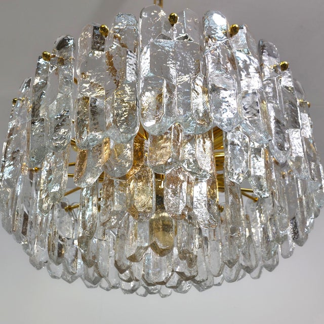 Mid-Century Palazzo Light in Glass by Kalmar Franken, Austria, 1970s For Sale - Image 11 of 12