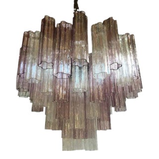 Early 21st Century Italian Sputnik Murano Glass "Tronchi" Chandelier For Sale