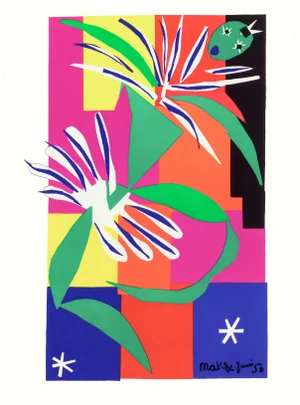 1958 Lithograph "Danseuse Creole" (Creole Dancer) After Henri Matisse