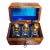 Set of 4, Antique French Napoleon III Era Scent Caddy / Perfume Box For Sale