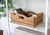 Boho Chic Artifacts Rattan Rectangular Scalloped Shelf Basket - Honey Brown For Sale - Image 3 of 7