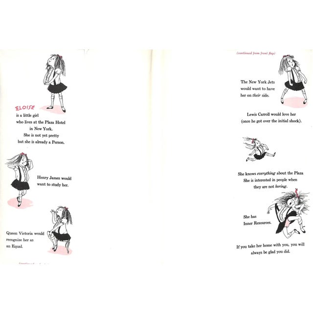 Paper "Eloise: A Little Girl Who Lives at the Plaza Hotel" 1983 Thompson, Kay (Inscribed) For Sale - Image 7 of 11