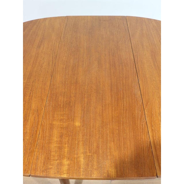 Mid Century Modern Vintage Folding Dining Table in the Style of G Plan Danish Style For Sale - Image 9 of 15