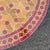 32" Handcrafted Honey and Burgundy Rafraf Moroccan Mosaic Table For Sale - Image 4 of 6