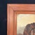 1900 - 1909 1902 French Oil Painting of a Vineyard Worker With a Hotte À Vendange (Wine Harvester) For Sale - Image 5 of 7