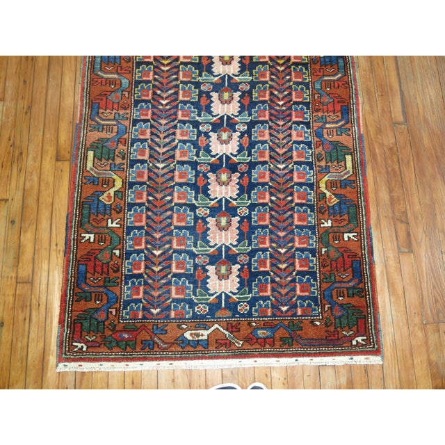 Textile Early 20th Century Zabihi Collection Lovely Persian Eclectic Persian Runner - 3'10" x 17'8" For Sale - Image 7 of 8