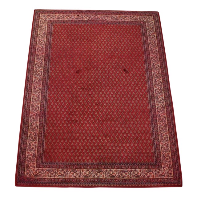 Large Oriental Rug with Mainly Red and Purple For Sale