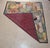Burgundy Large Antique Central & South Asian Embroidered Patchwork Textile Quilt, 7'10" X 7'5" For Sale - Image 8 of 12