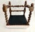 19th C French Louis XIII Style Walnut Stool W/ New Boucle Textile For Sale - Image 13 of 15